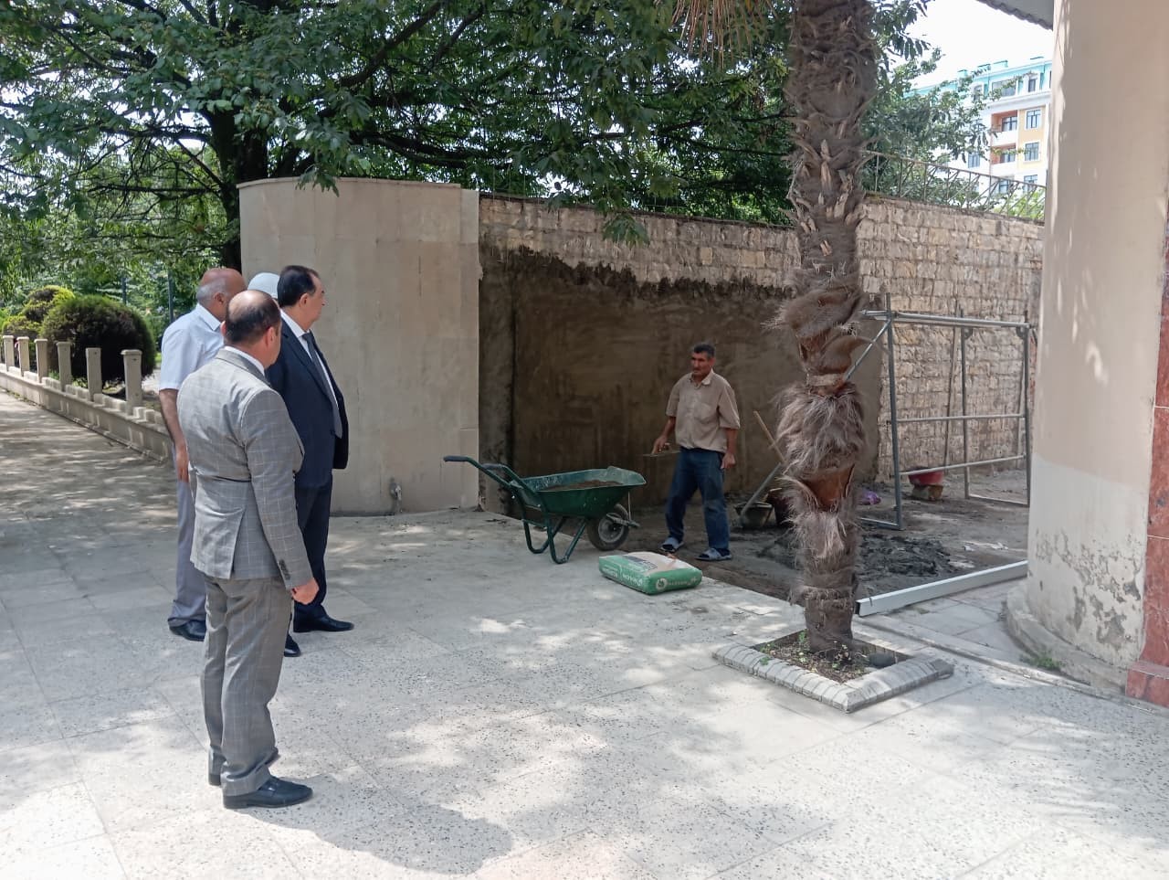 Taleh Qaraşov Lənkəranda aparılan yenidənqurma işləri ilə tanış olub - FOTOLAR